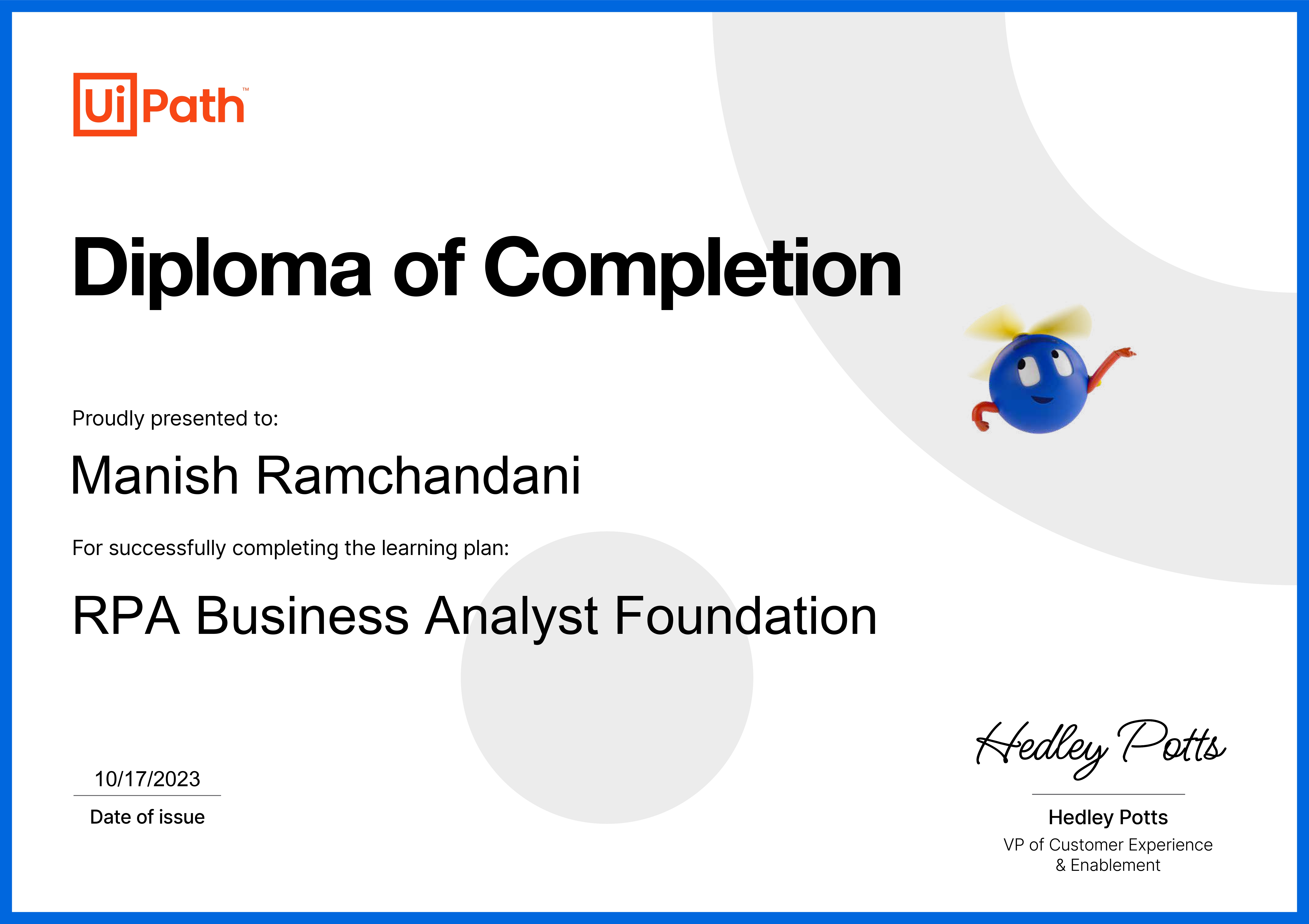 RPA Business Analyst
